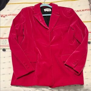 Steve Madden Women's Crushed Velvet  Blazer